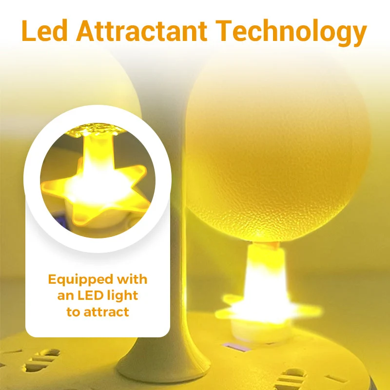 Sticky Fruit Fly Trap Ball with Stand & LED - Image 3