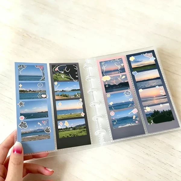 📖✨ Photo card album – double-sided pockets, portable, dust & scratch proof!