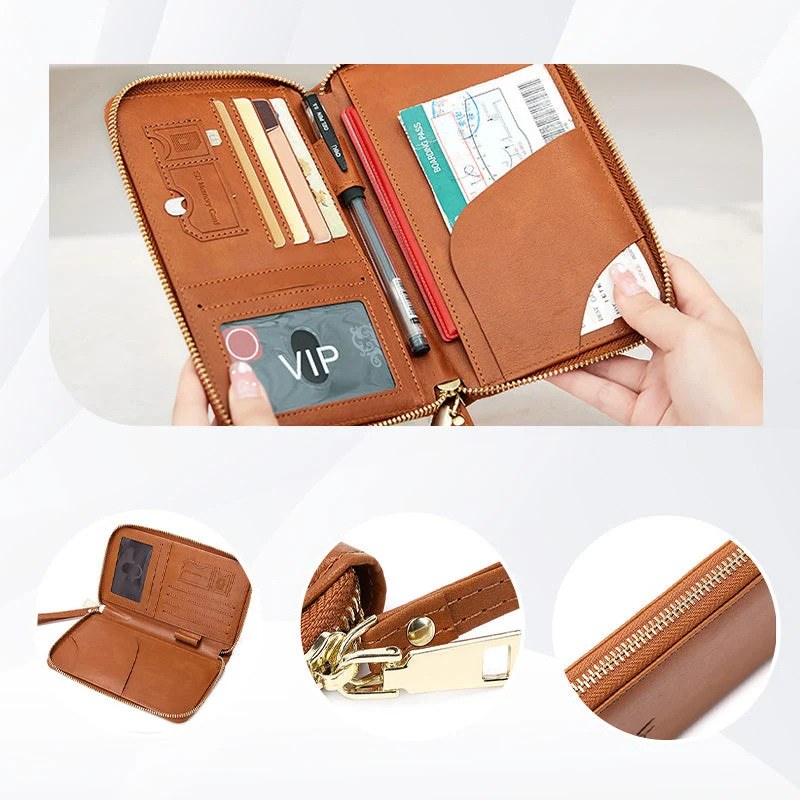 🧳2026 Tourism Must✈️Multifunctional RFID Passport Wallet - Image 5