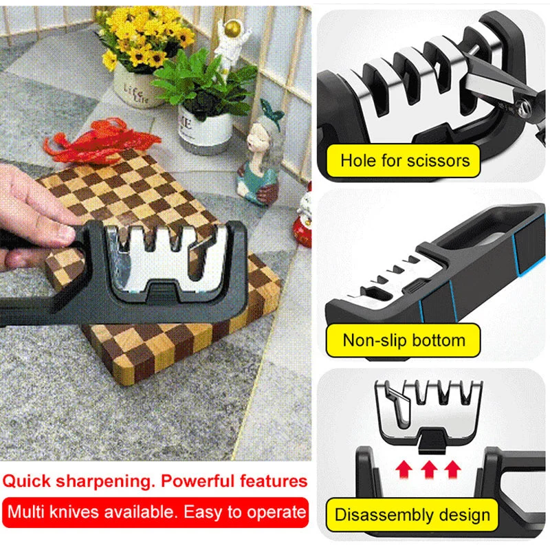 đ„HOT SALEđ„Portable 4-in-1 Kitchen Knife Sharpener - Image 3