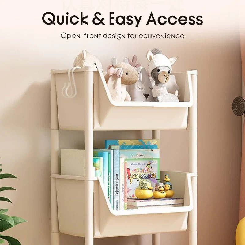 Multi-Tier Rolling Storage Cart for Narrow Spaces - Image 9