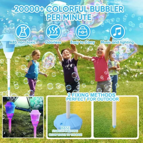 π48% OFF NOW ! β‘ Automatic Handheld Bubble Machine for Kids β One-Touch Operation, Rich Bubbles & Portable Design
