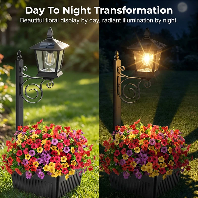 💐New arrival 40% OFF!🌿Wrought Iron Solar Light – Retro Style & All-Weather - Image 7