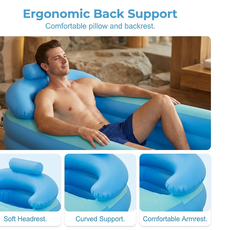 Three-Layer Insulated Inflatable Bathtub - Image 4