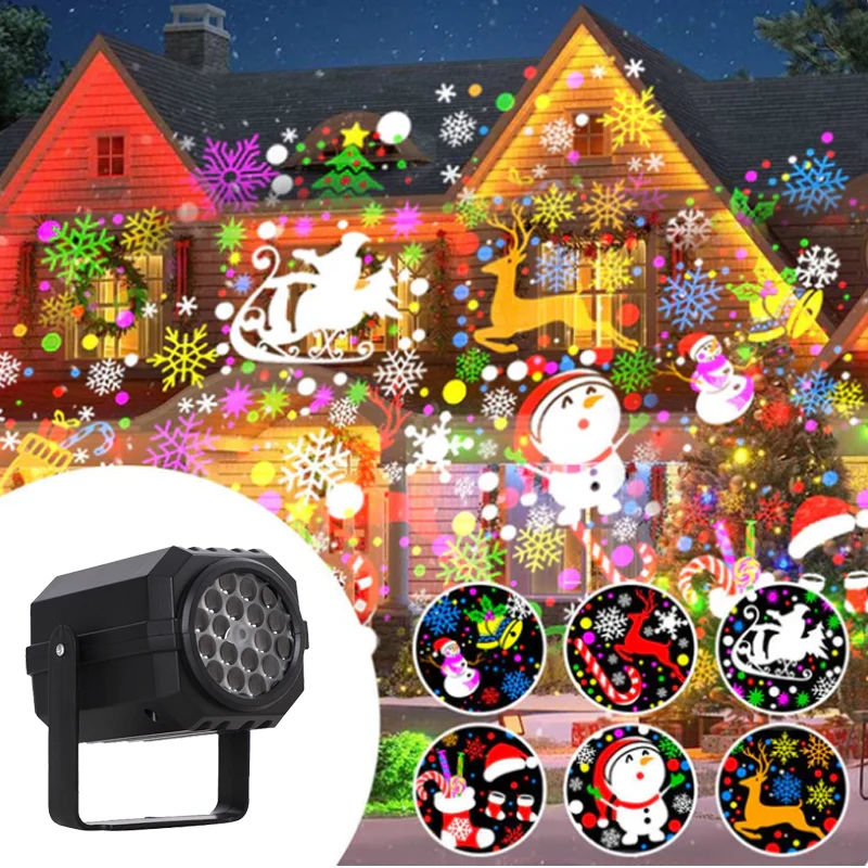 š„Black Friday Sale šRotating LED Christmas Pattern Projector Light - Image 3
