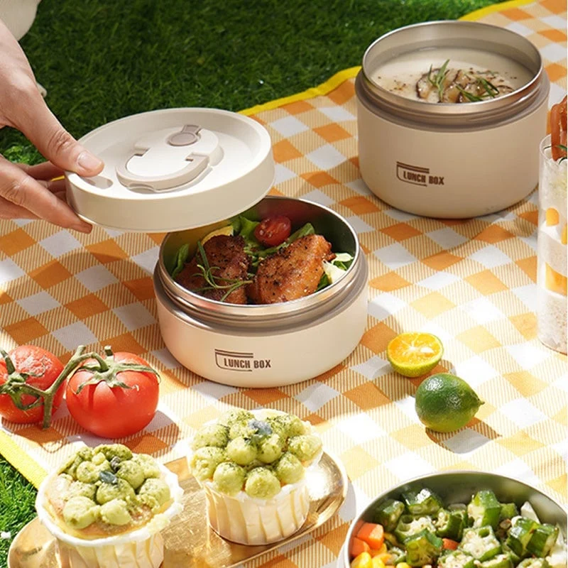 🎁Hot SALE 50% OFF🔥Microwaveable Stainless Steel Insulated Lunch Box Set - Image 36