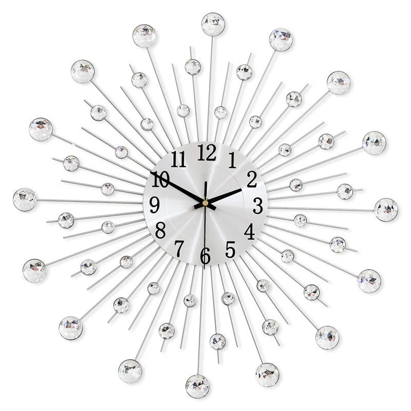 ✨ 50% OFF NOW! 🕰️ Rhinestone Wall Clock – Silent Movement, Sparkling Design & Elegant Home Decor 💎 - Image 9