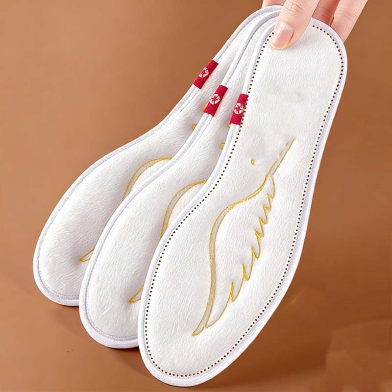 Unisex Breathable Plush Warm Insoles - Image 2