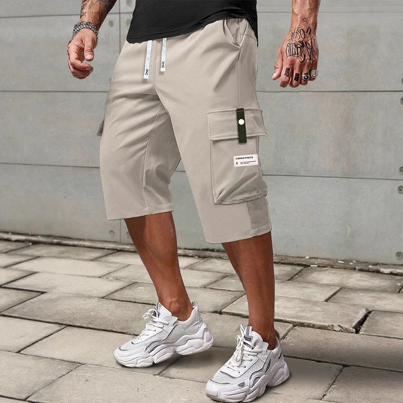 ⏳LAST DAY SALE 60% OFF !!📢Men's Casual Drawstring Capri Cargo Pants - Image 7