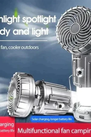 🔥🎁Hot Sale 50% OFF💡Portable LED Camping Lantern With Fan