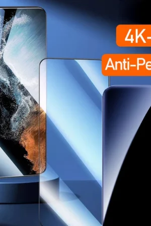 4K HD/Anti-Peeping Tempered Glass Screen Protector with Auto Dust-elimination Installation for Samsung