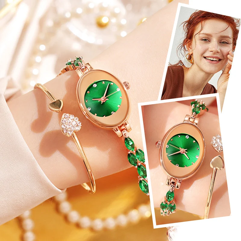 ✨2025 New Design🎀⌚Women's Colored Zircon Bracelet Watch - Image 11