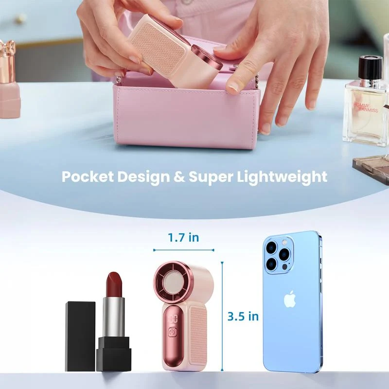 🌬️ LIMITED-TIME 50% OFF! ✨ Turbo Handheld Fan – LED Display, 6 Speeds, 3000mAh 🔋 - Image 29