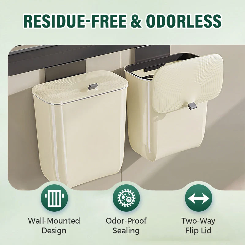 Large Capacity Wall-Mounted Trash Can - Image 3