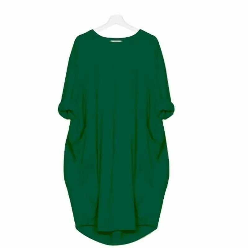 🔥Autumn Sale 49% OFF - Long Sleeve Casual Loose Pocket Dress🎁Buy 3 Pay 2 - Image 16
