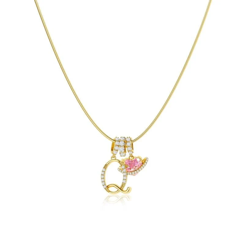 ๐2026 Mother's Day Gifts 50% Off--๐3-Layering Initial A-Z Letter Pendant Necklaces - Image 37