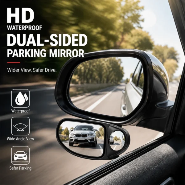 HD Waterproof Dual-Sided Parking Mirror