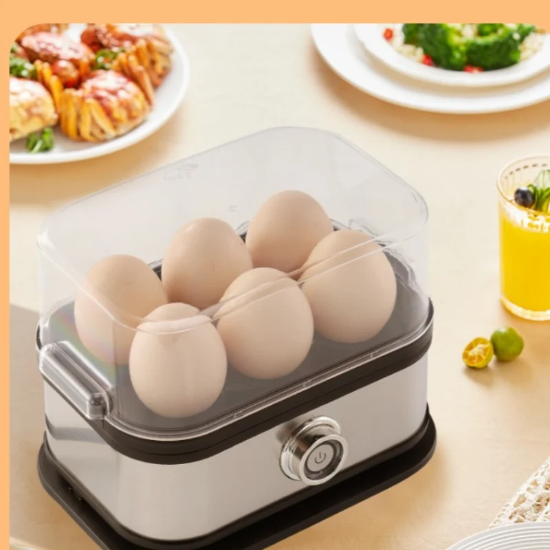 Multifunctional Egg Steamer with Clear Lid - Image 2