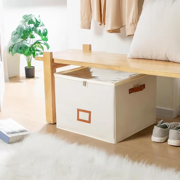 📢📢50% OFF !!!⏰ Fabric Shoe Organizer Storage Box👟– Foldable Design, Large Capacity, Dustproof & Breathable, Space-Saving for Closet & Bedroom 🧺 - Image 11