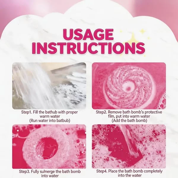 🍭Reusable Cute Lollipop Bath Bomb,Colorful Bubble Bath Ball for Fun Bath Time - Image 3