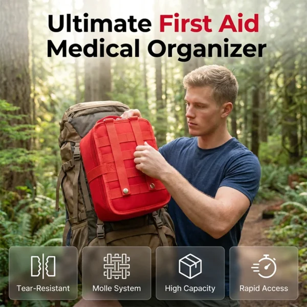 Oxford Cloth Emergency Medical Organizer Bag