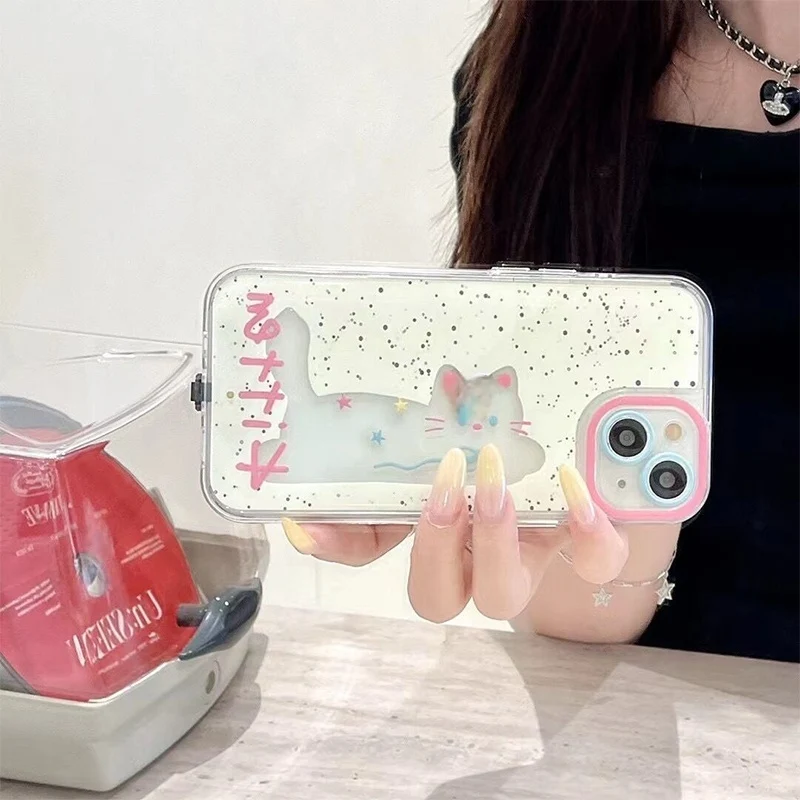 🎄Christmas Sales 60% OFF🐾Luminous Cartoon Cat & Dog iPhone Case - Image 6