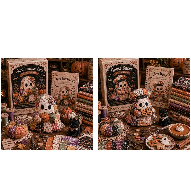 šLittle Ghost's Cozy Halloween DIY Patchwork Kit - Image 20