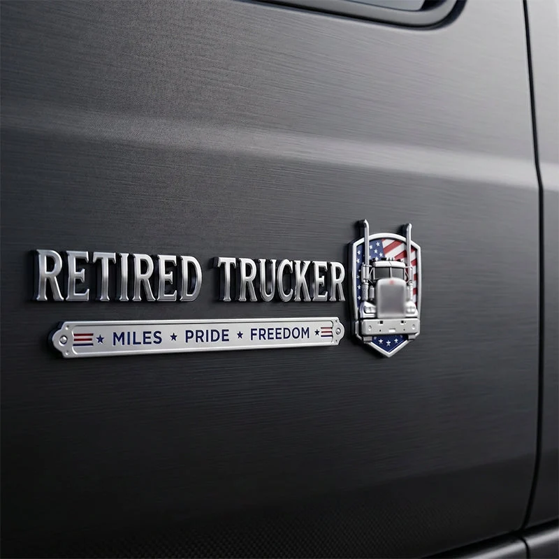 🎁Hot Sale 49% OFF🔥Retired Truck Driver Car Emblem Badge - Image 6