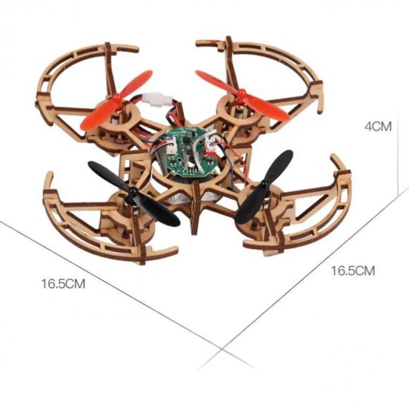 ๐๐ฅ HOT SALE 50%OFF ๐ฅ๐งฉ DIY Wooden Drone Building Kit ๐ - Image 12