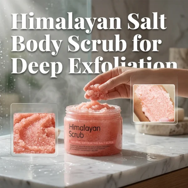 Himalayan Salt Body Scrub for Deep Exfoliation