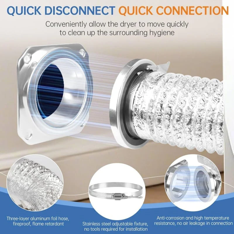 Magnetic Dryer Vent Coupling Connector Kit - Image 4