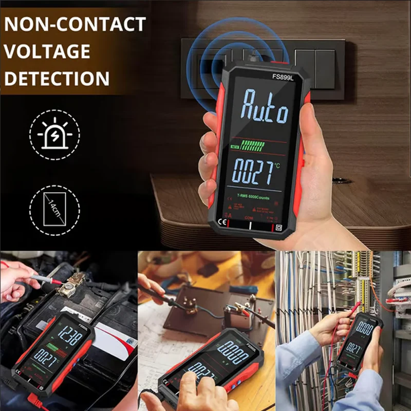 🔧 50% OFF NOW! ⚡ USB Rechargeable Digital Multimeter – Auto-Ranging, LCD Backlight & Portable Design 📏 - Image 10
