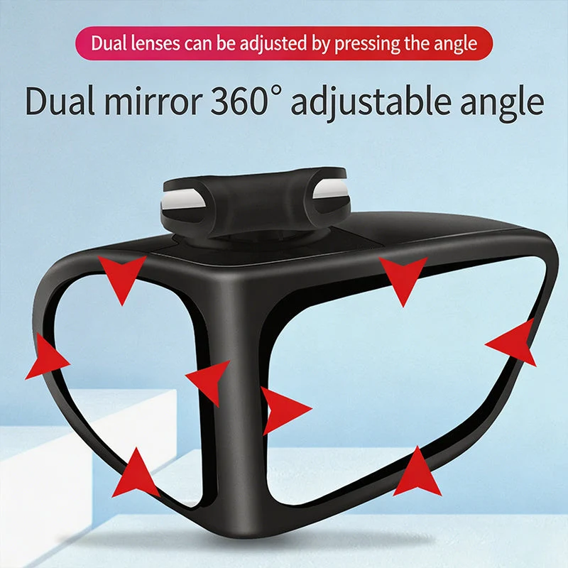 Dual-Lens 360°Adjustable Blind Spot Mirror - Image 2