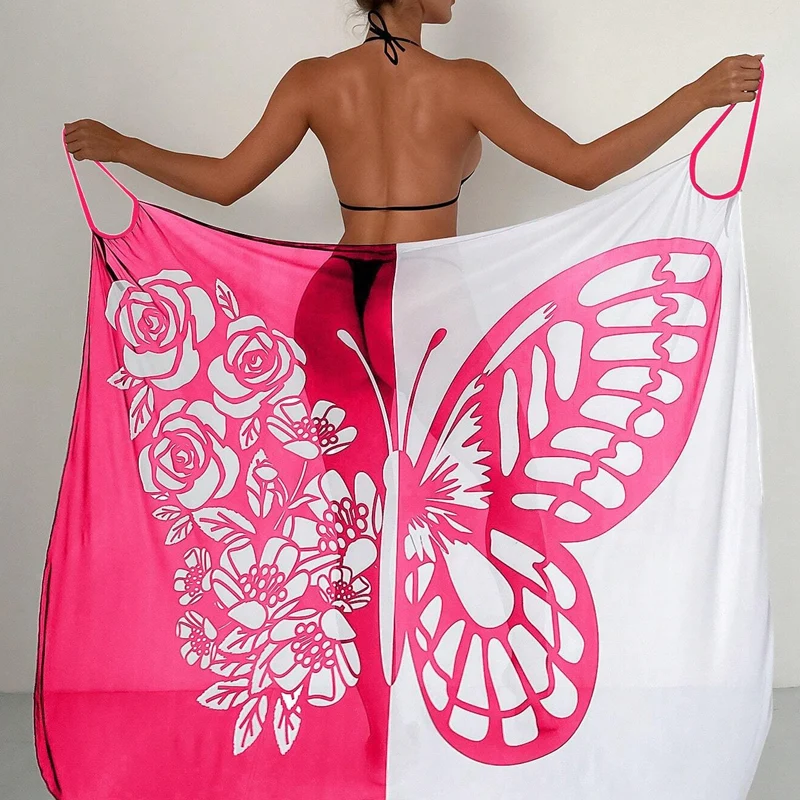 🔥Summer Hot Sale 50% OFF🦋Women's Butterfly Swimsuit Cover-Up & Dress - Image 5