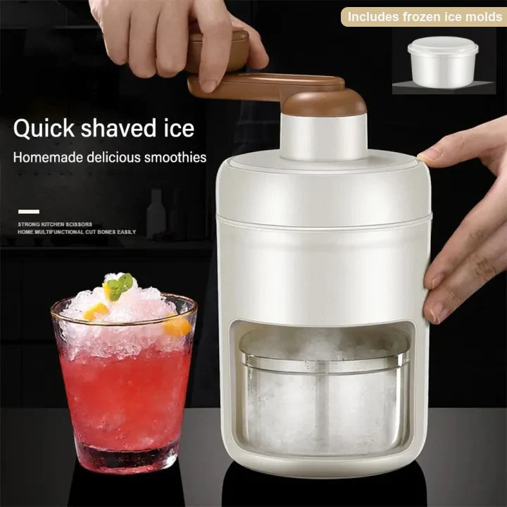 🧊 47% OFF NOW ! ⚡Household Hand Operated Hailstorm Ice Maker