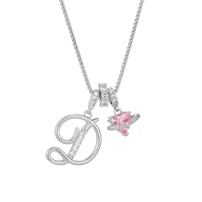๐2026 Mother's Day Gifts 50% Off--๐3-Layering Initial A-Z Letter Pendant Necklaces - Image 50