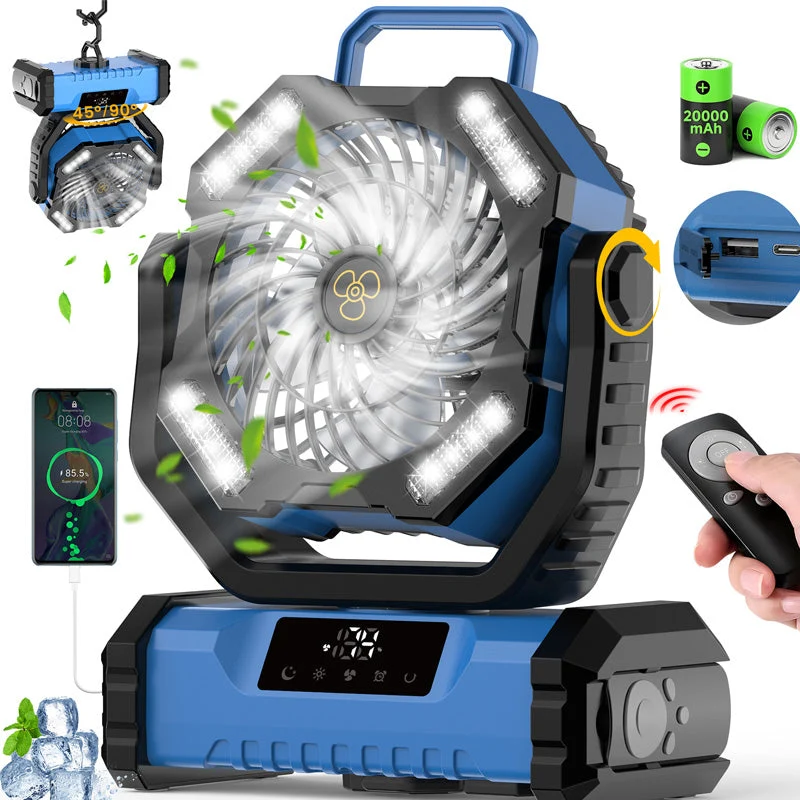 🏆HOT SALE 50%OFF🍃Portable Oscillating Fan with Remote Control - Image 10