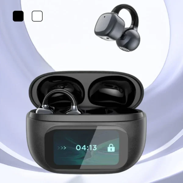 🔥🎧Ear Clip-on Smart Color Screen Intelligent Translation Headset🎧(Only 24 hours left in the campaign)