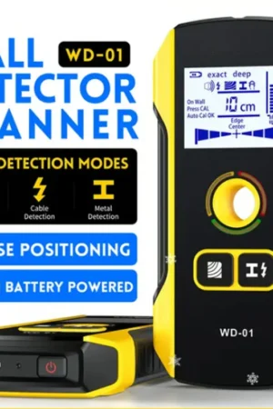 🛠️ LIMITED-TIME 50% OFF! ✨ 6-in-1 Metal Detector Stud Scanner – LCD Display, Auto-Calibrate, Rechargeable 🔋