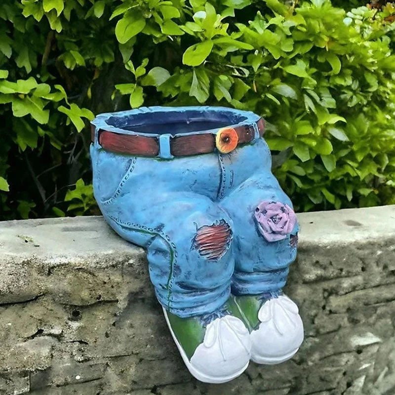🔥Hot Sale 50% OFF🌷Creative 3D Jeans Shaped Flower Pot - Image 3
