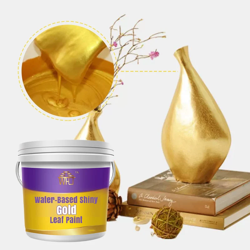 Water-Based Shiny Gold Leaf Paint - Image 3