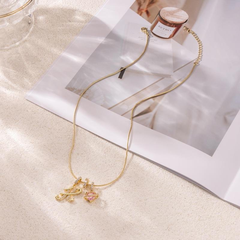 ๐2026 Mother's Day Gifts 50% Off--๐3-Layering Initial A-Z Letter Pendant Necklaces - Image 6