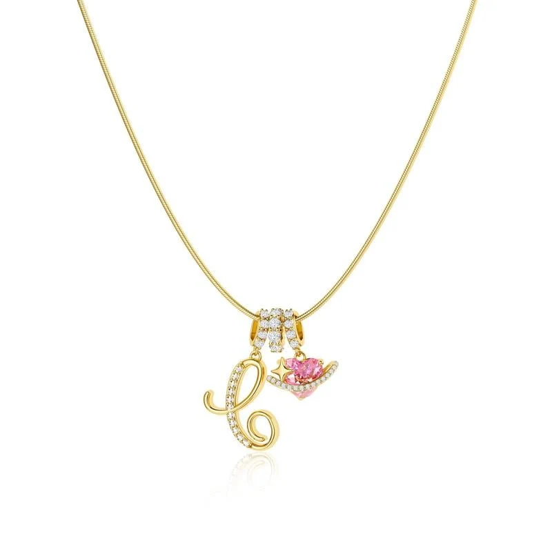 ๐2026 Mother's Day Gifts 50% Off--๐3-Layering Initial A-Z Letter Pendant Necklaces - Image 11