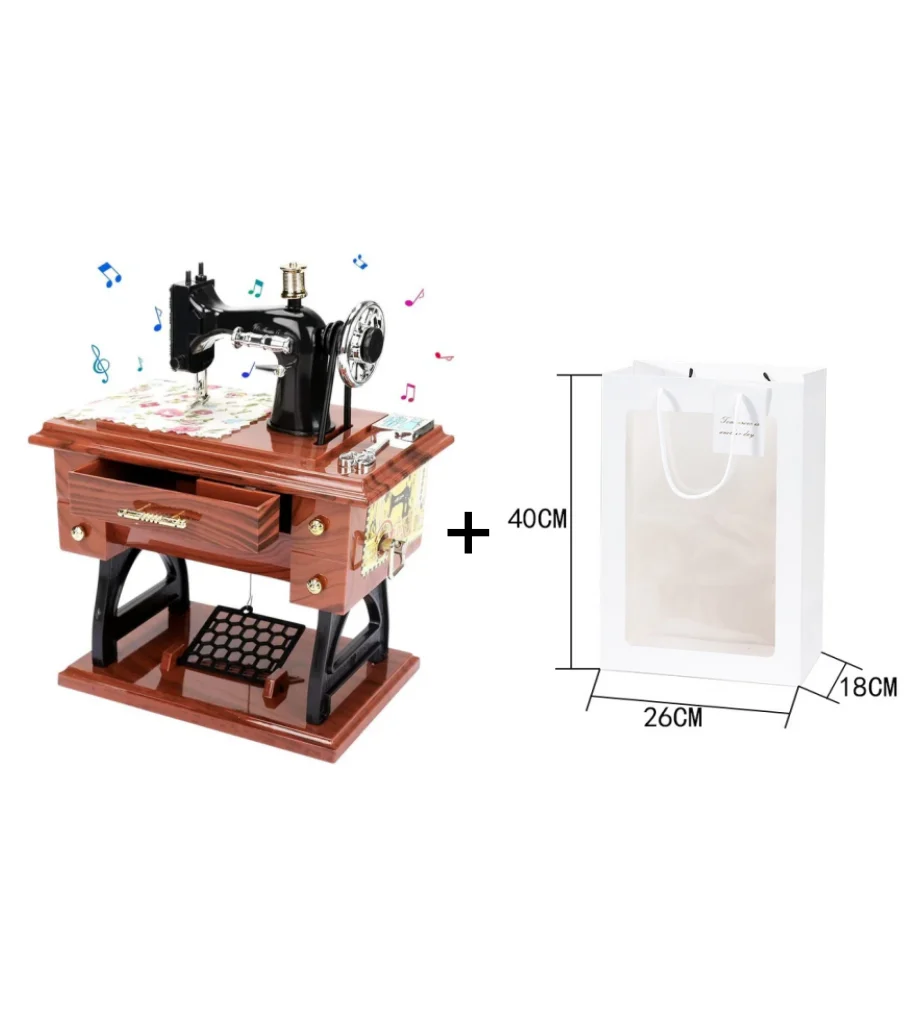 đ„Time Limit Sale 50% OFF - Wood Mini Sewing Machine Music Box - Image 12