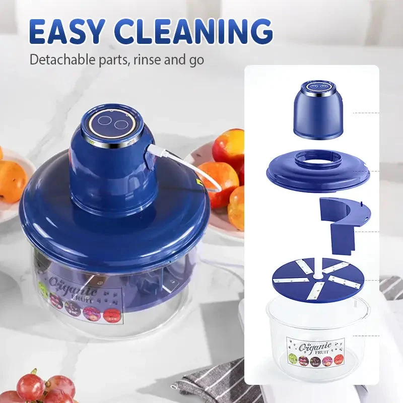 🍎Electric Fruit Peeler with USB 🔋 | 25 Second Peeling Time | Cordless & Quiet 🌿 | Easy Cleaning 💦 - Image 4