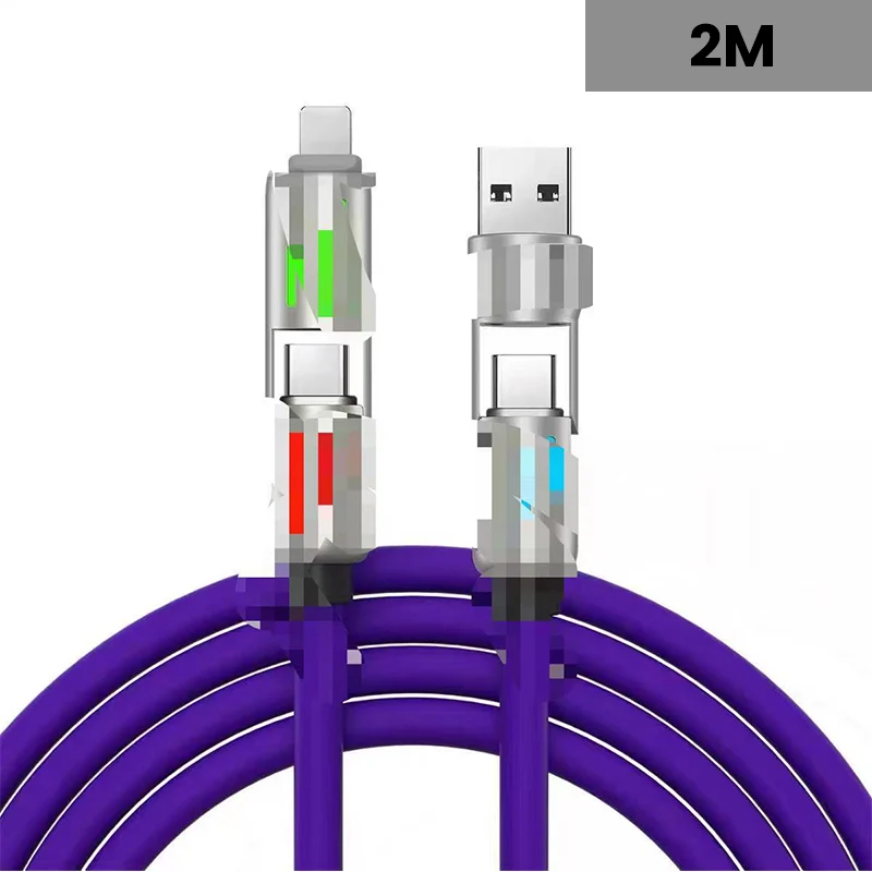 📢📢50% OFF NOW! ⚡4-in-1 LED Light Up Charging Cable - Image 6