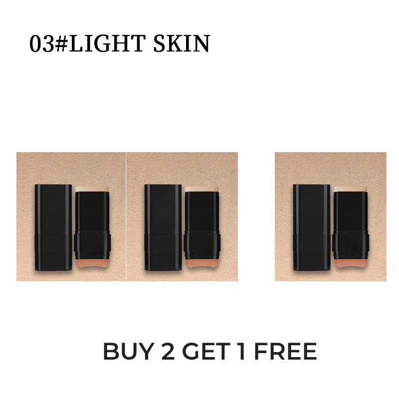 ✨ FLASH SALE: 50% OFF! 🎨 2-in-1 Foundation Stick with Built-in Brush – Airbrush Finish, Creamy & Long-Lasting 💄 - Image 16