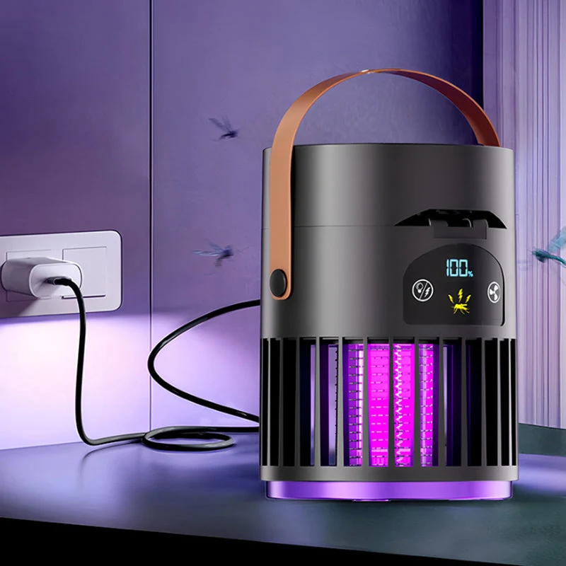 🌞Summer Sale 50% OFF🔥Portable Rechargeable Fan with UV Bug Zapper Light - Image 2