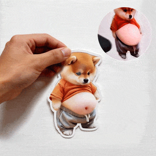 ๐50K+ SOLD! ๐ฅ๐ฅ50% OFF!๐๐3D Cute Shiba Inu Self-Adhesive Door Stopper & Stress Ball - Image 7