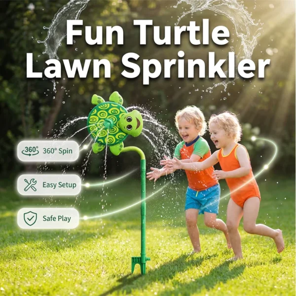 Rotating Backyard Water Play Sprinkler Toy